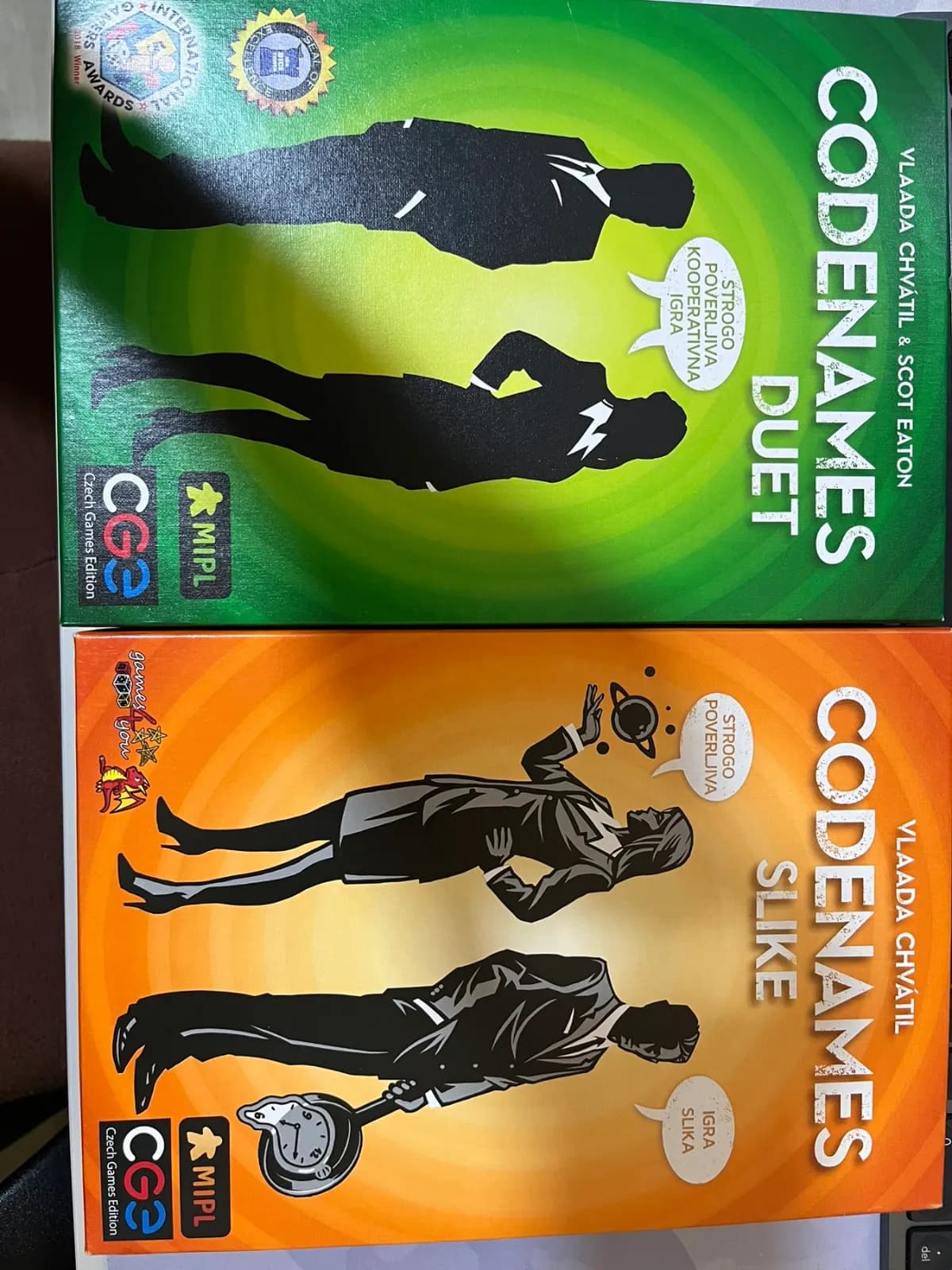 Codenames paket duet i slike