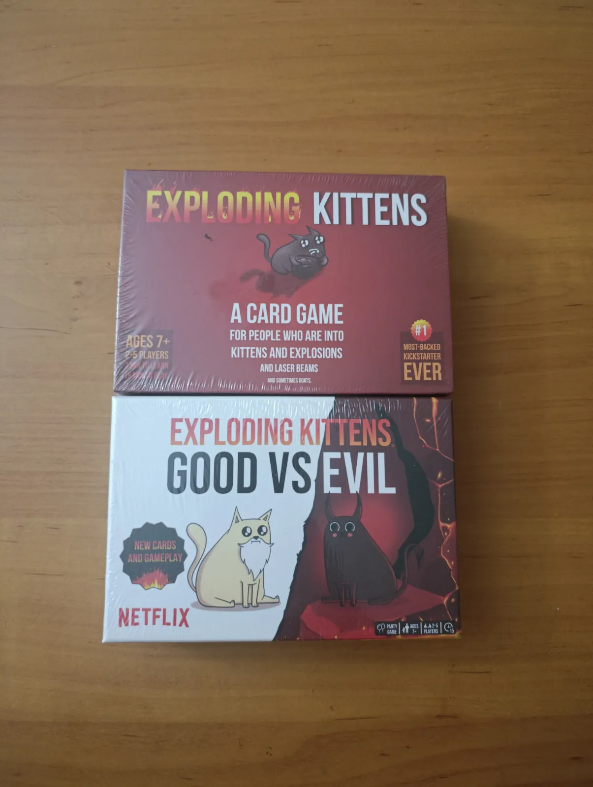 Exploding Kittens + Good vs Evil (ENG) NOVO